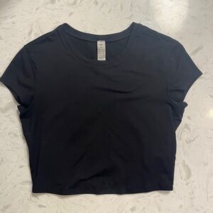 Alo Yoga Alosoft Crop Finesse Tee